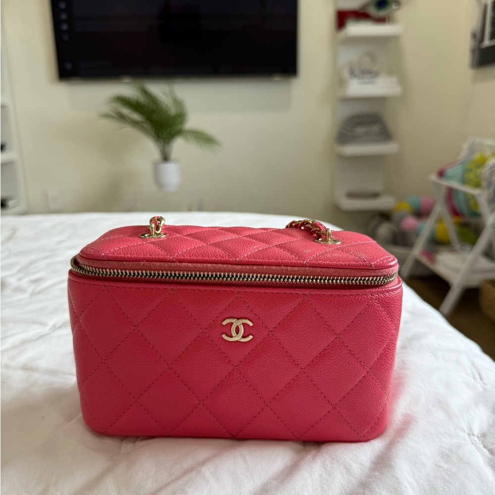 Chanel Pink Lambskin Quilted